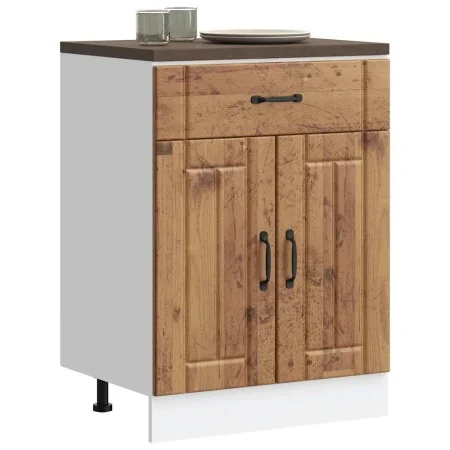 Mueble bajo de cocina Lucca madera vieja by , Kitchen cabinets - Ref: Foro24-853735, Price: 92,32 €, Discount: %
