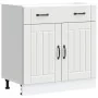 Mueble bajo de cocina Lucca madera de ingeniería blanca de , Armarios de cocina - Ref: Foro24-853737, Precio: 116,18 €, Descu...