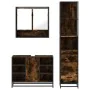 Set de muebles baño 3 pzas madera contrachapada roble ahumado by , Bathroom furniture - Ref: Foro24-3301182, Price: 230,01 €,...