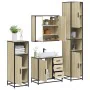 Juego de muebles de baño 4 pzas contrachapada roble sonoma by , Bathroom furniture - Ref: Foro24-3301196, Price: 415,07 €, Di...
