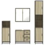 Juego de muebles de baño 4 pzas contrachapada roble sonoma by , Bathroom furniture - Ref: Foro24-3301196, Price: 415,07 €, Di...