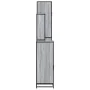 Set de muebles de baño 4 pzas madera contrachapada gris sonoma by , Bathroom furniture - Ref: Foro24-3301238, Price: 369,49 €...
