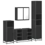 Juego de muebles de baño 4 pzas madera contrachapada negro von , Badezimmermöbel - Ref: Foro24-3301210, Preis: 426,19 €, Raba...