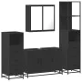 Juego de muebles de baño 4 pzas madera contrachapada negro von , Badezimmermöbel - Ref: Foro24-3301250, Preis: 360,33 €, Raba...