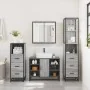 Set de muebles de baño 4 pzas madera contrachapada gris sonoma de , Muebles de baño - Ref: Foro24-3301273, Precio: 348,64 €, ...