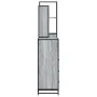 Set de muebles de baño 4 pzas madera contrachapada gris sonoma de , Muebles de baño - Ref: Foro24-3301273, Precio: 348,64 €, ...