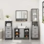 Set de muebles de baño 4 pzas madera contrachapada gris sonoma von , Badezimmermöbel - Ref: Foro24-3301303, Preis: 345,07 €, ...
