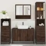 Set de muebles baño 4 pzas madera contrachapada roble marrón by , Bathroom furniture - Ref: Foro24-3301284, Price: 349,63 €, ...