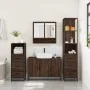 Set de muebles baño 4 pzas madera contrachapada roble marrón by , Bathroom furniture - Ref: Foro24-3301284, Price: 349,63 €, ...