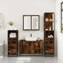 Set de muebles baño 4 pzas madera contrachapada roble ahumado von , Badezimmermöbel - Ref: Foro24-3301252, Preis: 321,03 €, R...