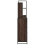 Set de muebles baño 4 pzas madera contrachapada roble marrón de , Muebles de baño - Ref: Foro24-3301259, Precio: 347,60 €, De...