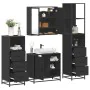 Juego de muebles de baño 4 pzas madera contrachapada negro von , Badezimmermöbel - Ref: Foro24-3301265, Preis: 351,58 €, Raba...