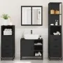 Juego de muebles de baño 4 pzas madera contrachapada negro von , Badezimmermöbel - Ref: Foro24-3301265, Preis: 351,58 €, Raba...