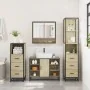 Juego de muebles de baño 4 pzas contrachapada roble sonoma by , Bathroom furniture - Ref: Foro24-3301301, Price: 323,90 €, Di...