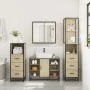 Juego de muebles de baño 4 pzas contrachapada roble sonoma von , Badezimmermöbel - Ref: Foro24-3301271, Preis: 331,60 €, Raba...