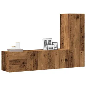 Muebles de TV de pared 3 uds madera vieja madera de ingeniería von , TV-Möbel - Ref: Foro24-3328957, Preis: 110,65 €, Rabatt: %