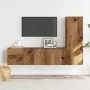 Muebles de TV de pared 3 uds madera vieja madera de ingeniería by , TV Furniture - Ref: Foro24-3328957, Price: 111,03 €, Disc...