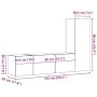 Muebles de TV de pared 3 uds madera vieja madera de ingeniería by , TV Furniture - Ref: Foro24-3328957, Price: 111,03 €, Disc...