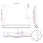 Patas para mesa de comedor forma V 2 uds negro 30x(30-31,3) cm by , Table legs - Ref: Foro24-4012520, Price: 53,54 €, Discoun...