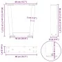 Patas para mesa de comedor en forma de V 2 uds acero natural by , Table legs - Ref: Foro24-4012607, Price: 48,91 €, Discount: %