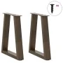 Patas mesa de comedor en forma de V 2 uds acero natural Acero von , Tischbeine - Ref: Foro24-4012543, Preis: 51,34 €, Rabatt: %