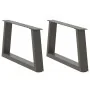 Patas para mesa comedor forma V 2 uds antracita 60x(30-31,3) cm by , Table legs - Ref: Foro24-4012534, Price: 63,36 €, Discou...