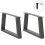 Patas para mesa comedor forma V 2 uds antracita 60x(30-31,3) cm by , Table legs - Ref: Foro24-4012534, Price: 63,36 €, Discou...