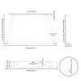 Patas para mesa comedor forma V 2 uds antracita 60x(30-31,3) cm by , Table legs - Ref: Foro24-4012534, Price: 63,36 €, Discou...