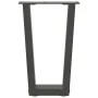 Patas para mesa de comedor en forma de V 2 uds antracita acero by , Table legs - Ref: Foro24-4012626, Price: 59,60 €, Discoun...