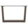Patas para mesa de comedor en forma de V 2 uds acero natural by , Table legs - Ref: Foro24-4012611, Price: 59,62 €, Discount: %