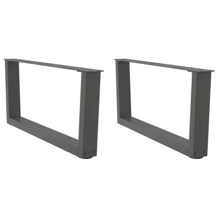 Patas para mesa comedor forma V 2 uds antracita 70x(30-31,3) cm by , Table legs - Ref: Foro24-4012618, Price: 70,35 €, Discou...
