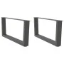 Patas para mesa comedor forma V 2 uds antracita 70x(30-31,3) cm by , Table legs - Ref: Foro24-4012618, Price: 70,35 €, Discou...