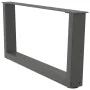 Patas para mesa comedor forma V 2 uds antracita 70x(30-31,3) cm by , Table legs - Ref: Foro24-4012618, Price: 70,35 €, Discou...
