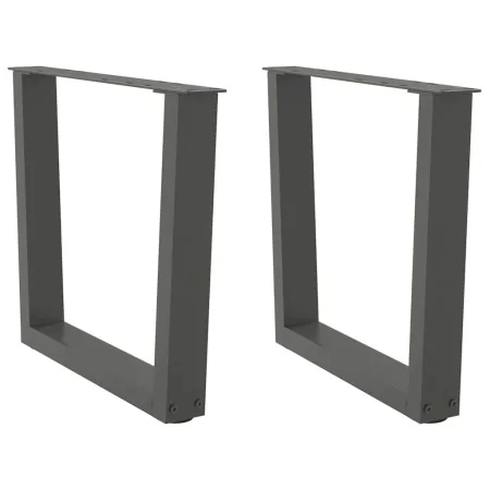 Patas para mesa de comedor en forma de V 2 uds antracita acero by , Table legs - Ref: Foro24-4012630, Price: 66,01 €, Discoun...