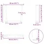 Patas para mesa de comedor en forma de V 2 uds antracita acero by , Table legs - Ref: Foro24-4012630, Price: 66,01 €, Discoun...