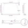 Patas para mesa de comedor forma de V 2 uds acero natural acero de , Patas para mesas - Ref: Foro24-4012555, Precio: 70,40 €,...