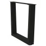Patas para mesa de comedor forma V 2 uds negro 60x(42-43,3) cm de , Patas para mesas - Ref: Foro24-4012632, Precio: 70,35 €, ...