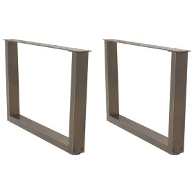 Patas para mesa de comedor forma de V 2 uds acero natural acero von , Tischbeine - Ref: Foro24-4012639, Preis: 71,23 €, Rabat...