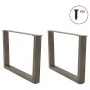 Patas para mesa de comedor forma de V 2 uds acero natural acero von , Tischbeine - Ref: Foro24-4012639, Preis: 71,23 €, Rabat...