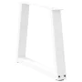 Patas para mesa de comedor forma V 2 uds blanco 70x(42-43,3) cm by , Table legs - Ref: Foro24-4012557, Price: 74,43 €, Discou...