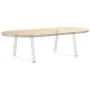 Patas para mesa de comedor forma V 2 uds blanco 70x(42-43,3) cm by , Table legs - Ref: Foro24-4012557, Price: 74,43 €, Discou...