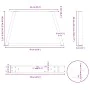 Patas para mesa de comedor forma V 2 uds blanco 70x(42-43,3) cm by , Table legs - Ref: Foro24-4012557, Price: 74,43 €, Discou...
