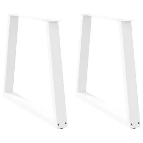 Patas para mesa de comedor forma V 2 uds blanco 70x(72-73,3) cm von , Tischbeine - Ref: Foro24-4012569, Preis: 98,24 €, Rabat...
