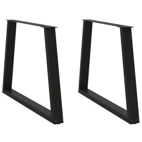Patas para mesa de comedor en forma de V 2 uds acero negro von , Tischbeine - Ref: Foro24-4012576, Preis: 100,99 €, Rabatt: %