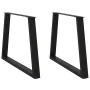 Patas para mesa de comedor en forma de V 2 uds acero negro von , Tischbeine - Ref: Foro24-4012576, Preis: 100,99 €, Rabatt: %