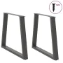 Patas para mesa de comedor en forma de V 2 uds antracita acero by , Table legs - Ref: Foro24-4012574, Price: 99,33 €, Discoun...