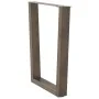 Patas para mesa de comedor en forma de V 2 uds acero natural by , Table legs - Ref: Foro24-4012647, Price: 95,09 €, Discount: %
