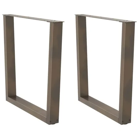 Patas para mesa de comedor en forma de V 2 uds acero natural by , Table legs - Ref: Foro24-4012651, Price: 98,77 €, Discount: %