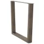 Patas para mesa de comedor en forma de V 2 uds acero natural by , Table legs - Ref: Foro24-4012651, Price: 98,77 €, Discount: %