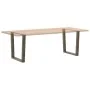 Patas para mesa de comedor en forma de V 2 uds acero natural by , Table legs - Ref: Foro24-4012651, Price: 98,77 €, Discount: %